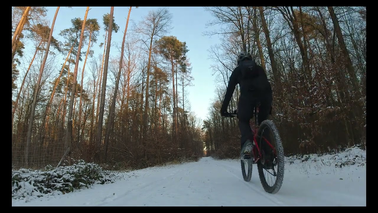 Trasy MTB Milicz w wydaniu zimowym czyli lajtowy Snowride