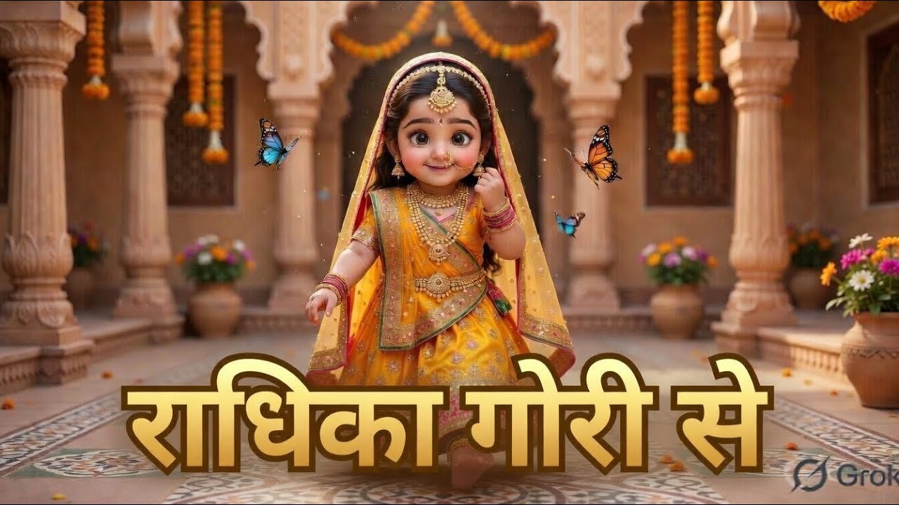 Radhika Gori Se Brij Ki Chori Se | Cute Krishna Radha Story | Devotional Song