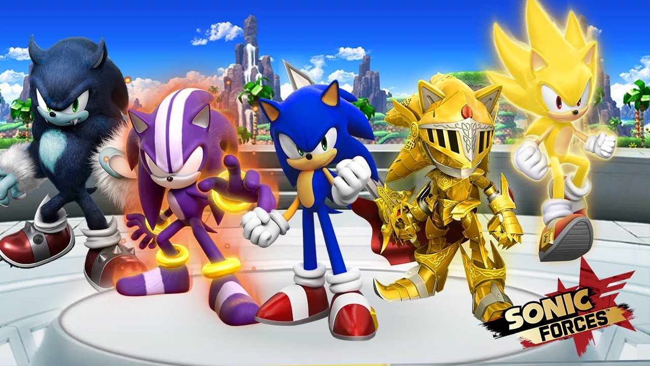 All Sonic Forms Gameplay | Sonic Forces: Speed Battle