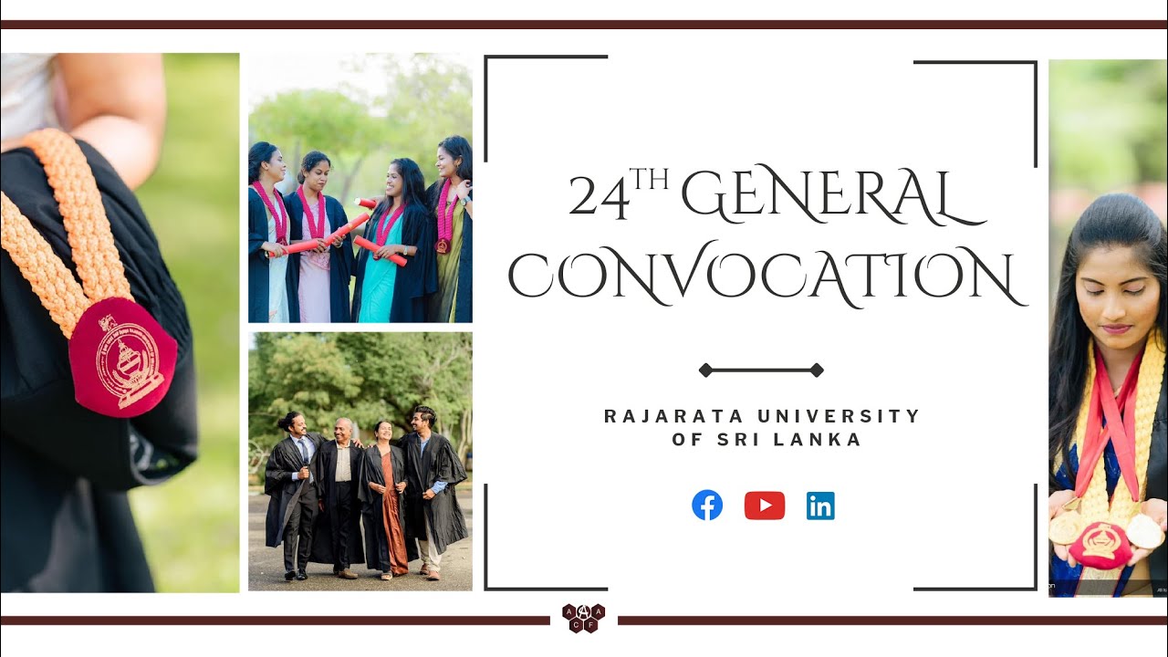 ACFA Achievers - The 24th General Convocation of Rajarata University of Sri Lanka