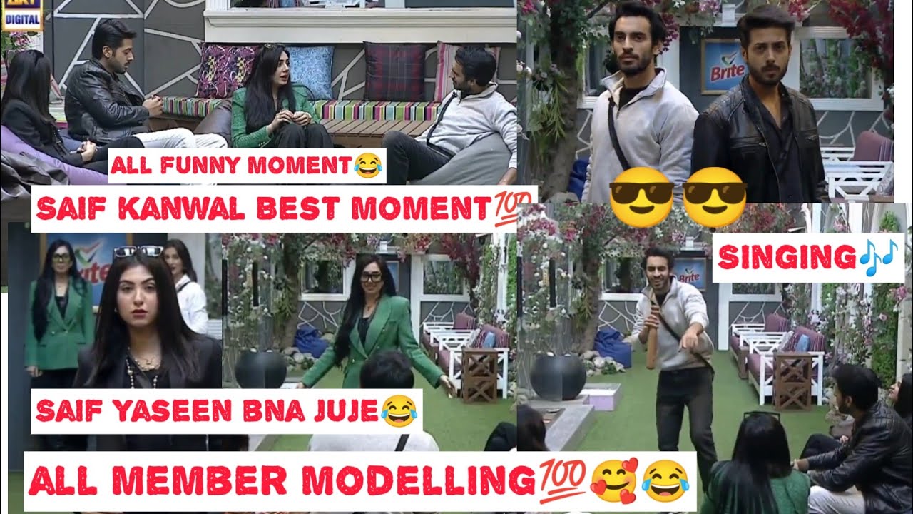 Saif Yaseen Kanwal modelling🤣🤭💞Saif yaseen bna jaje 🤣😂Saif new song singing💯🥰