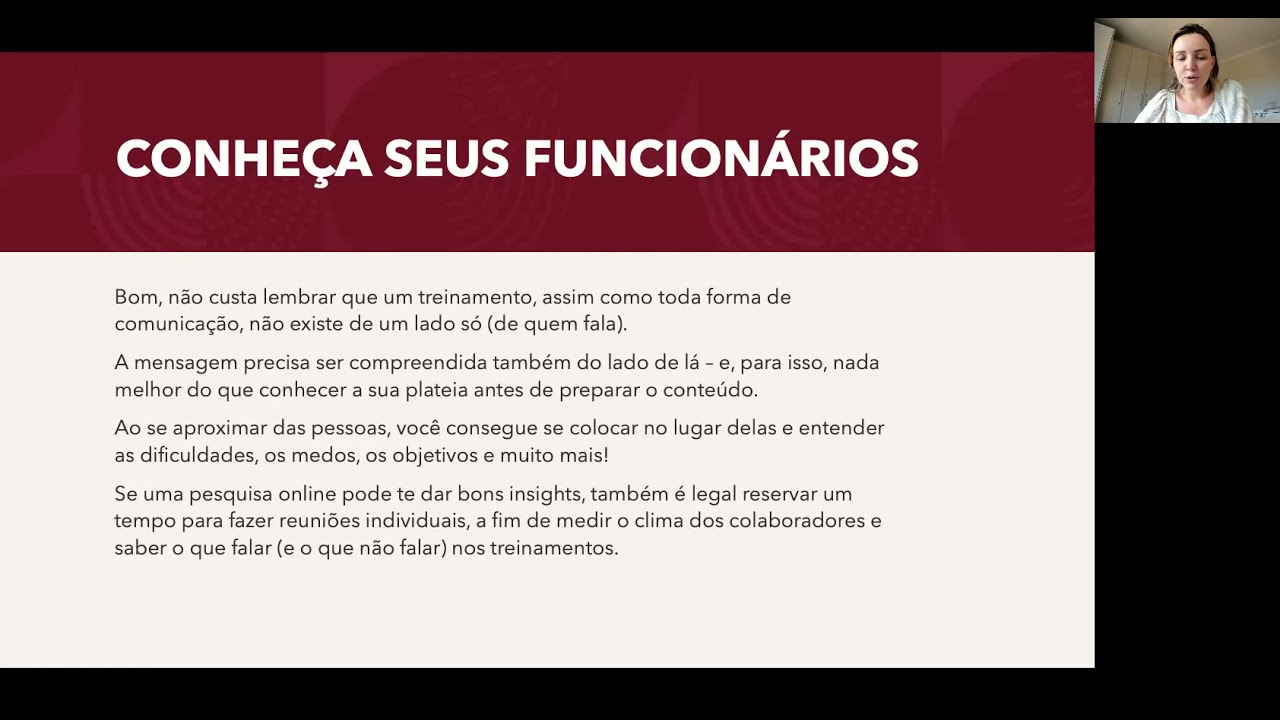 Como construir o seu treinamento do zero