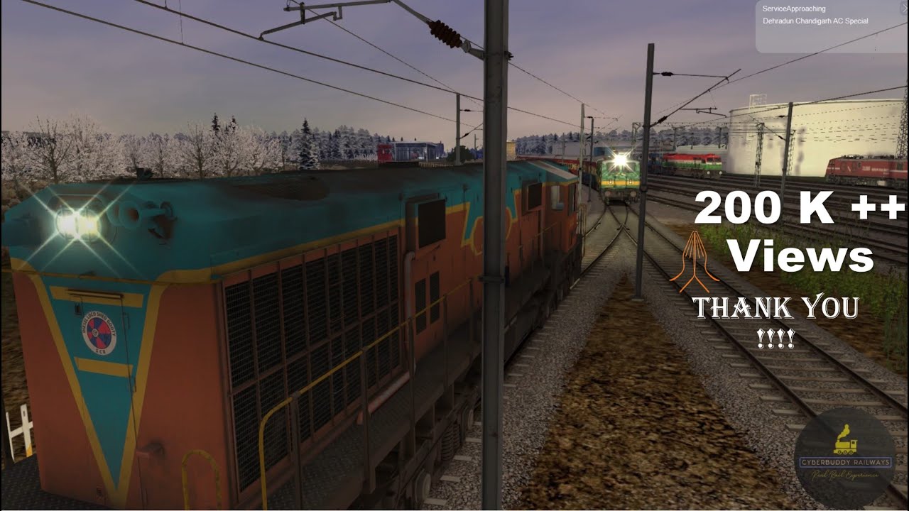 #WDM3A Loco Shunting in busy #Chandigarh junction |#WAP7 Intercity| |Indian Train Simulator 2020|