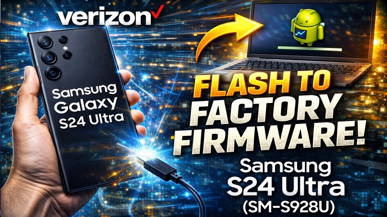 Verizon Samsung S24 Ultra (SM-S928U) Flash to Factory Firmware