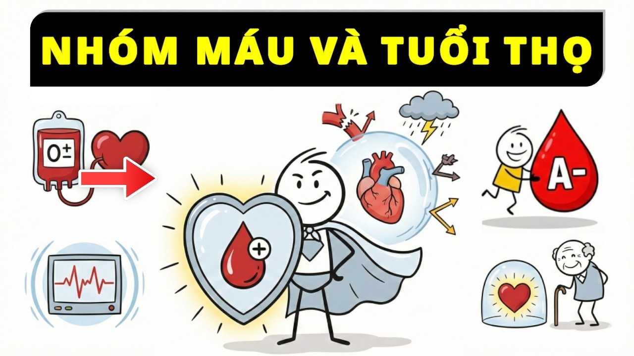 Nhóm máu của bạn quyết định tuổi thọ và những ngoại lệ 'Siêu nhân'