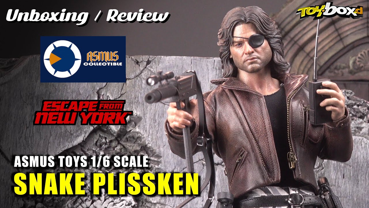 ASMUS TOYS SNAKE PLISSKEN (Sculpted Hair) Escape From New York 1/6 Scale Unboxing & Review