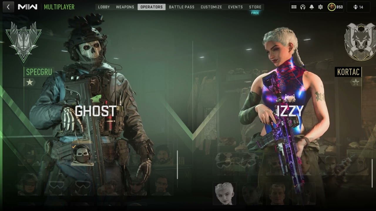 GHOST AND IZZY LOOKS EACH OTHER 👀😳😏 Call of Duty: Modern Warfare III