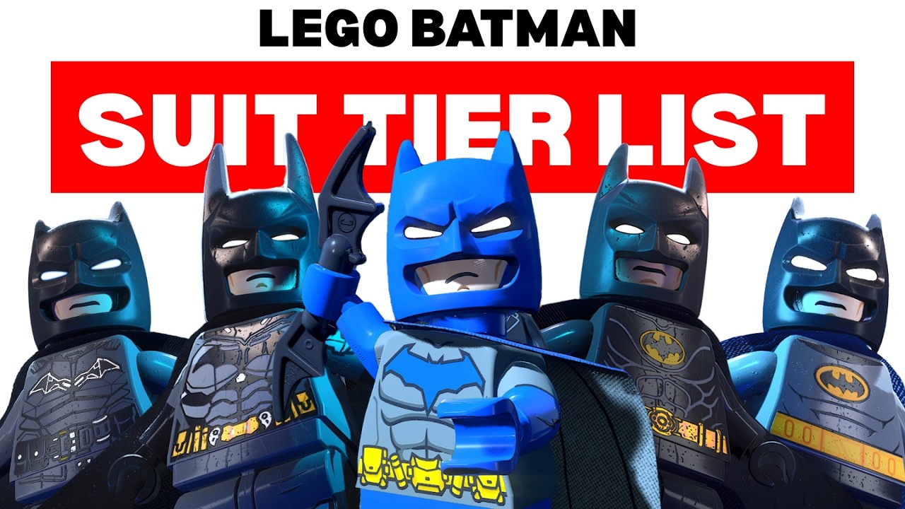 The DEFINITIVE Lego Batman Suit Tier list