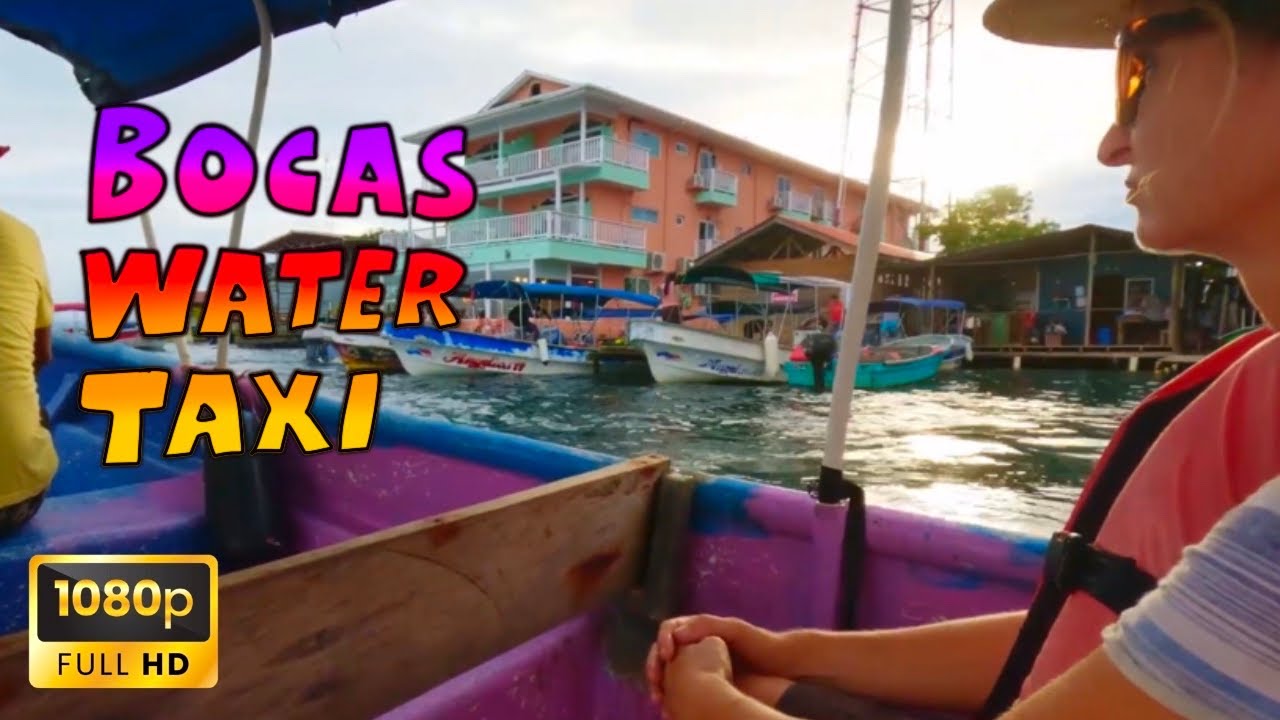 Uncut: water taxi from Bocas Town to Isla Carenero