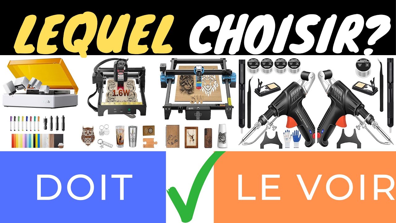 **DÉCOUPE LASER POUR BRICOLEURS 🔥 | TOP MACHINES 2025 À DÉCOUVRIR ! 🚀**