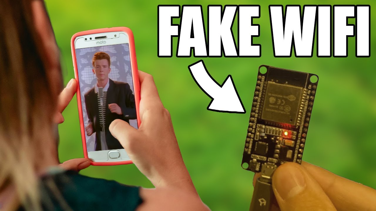 DIY Arduino Fake Wifi Rickroll
