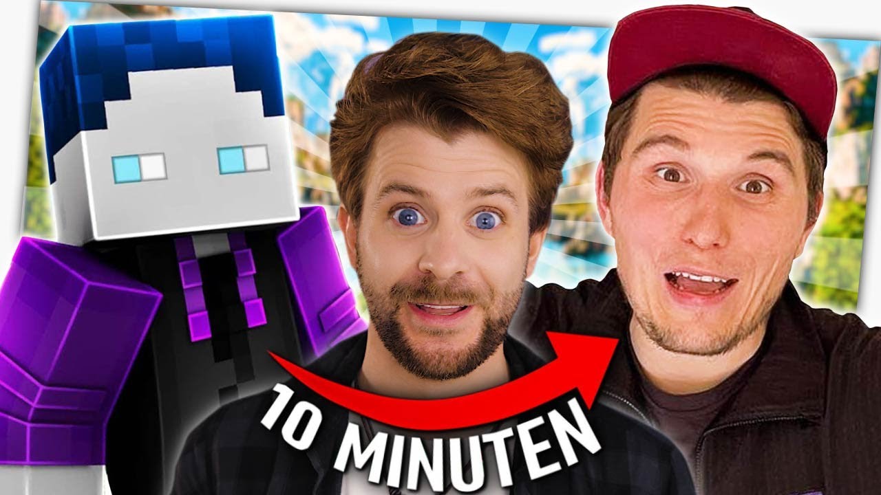 10 Minuten Minecraft mit PALUTEN & BASTIGHG & Mehr!