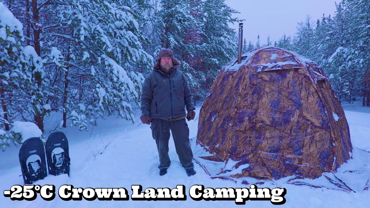 Hot Tent Camping in the Snow & Cold - Finding Peace in Winter