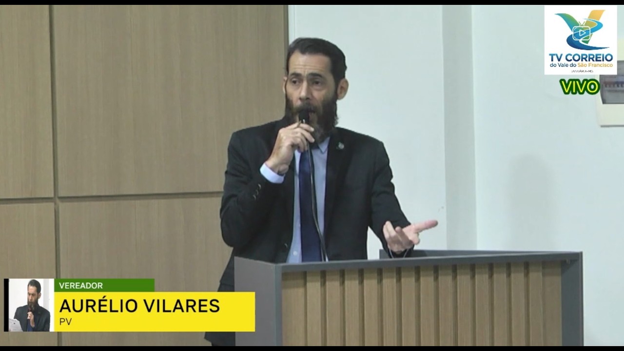 FALA EDIL AURÉLIO VILARES (PV) - Temas: LIXEIRA COLETIVA - MINHA CASA-MINHA VIDA - PASSAGEM ELEVADA.