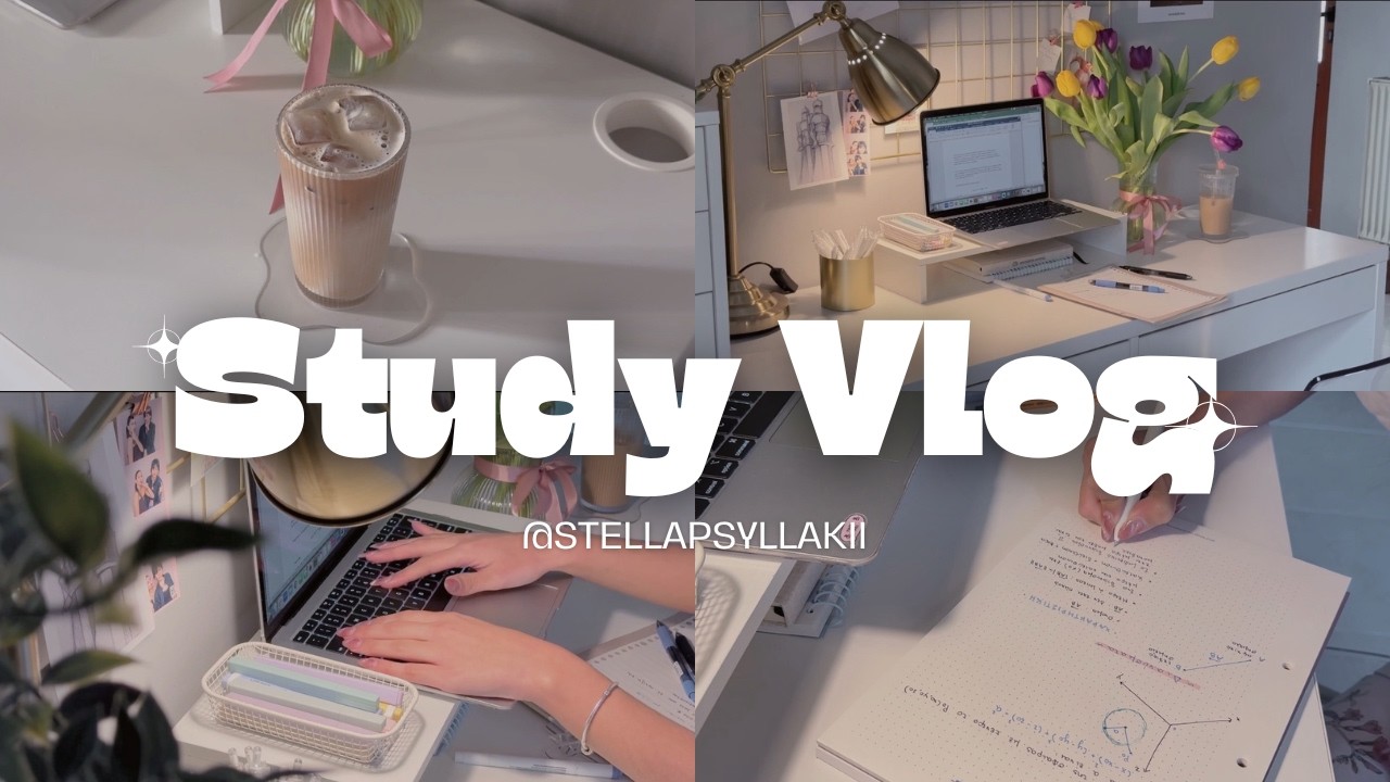 STUDY VLOG| Notes, Coffee & Productive Study Session✨