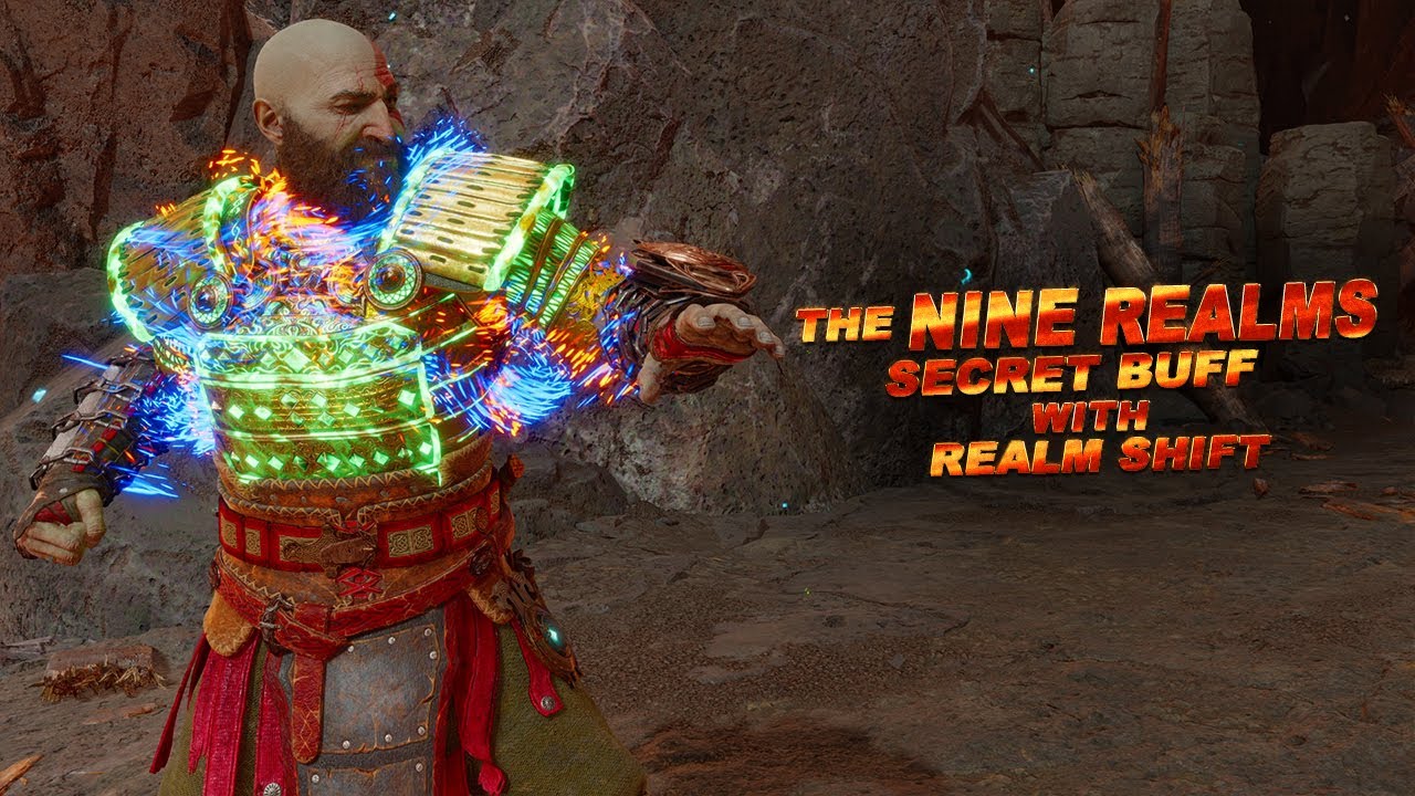 The Nine Realms Secret Buff With Realm Shift | New Game + | God Of War Ragnarok