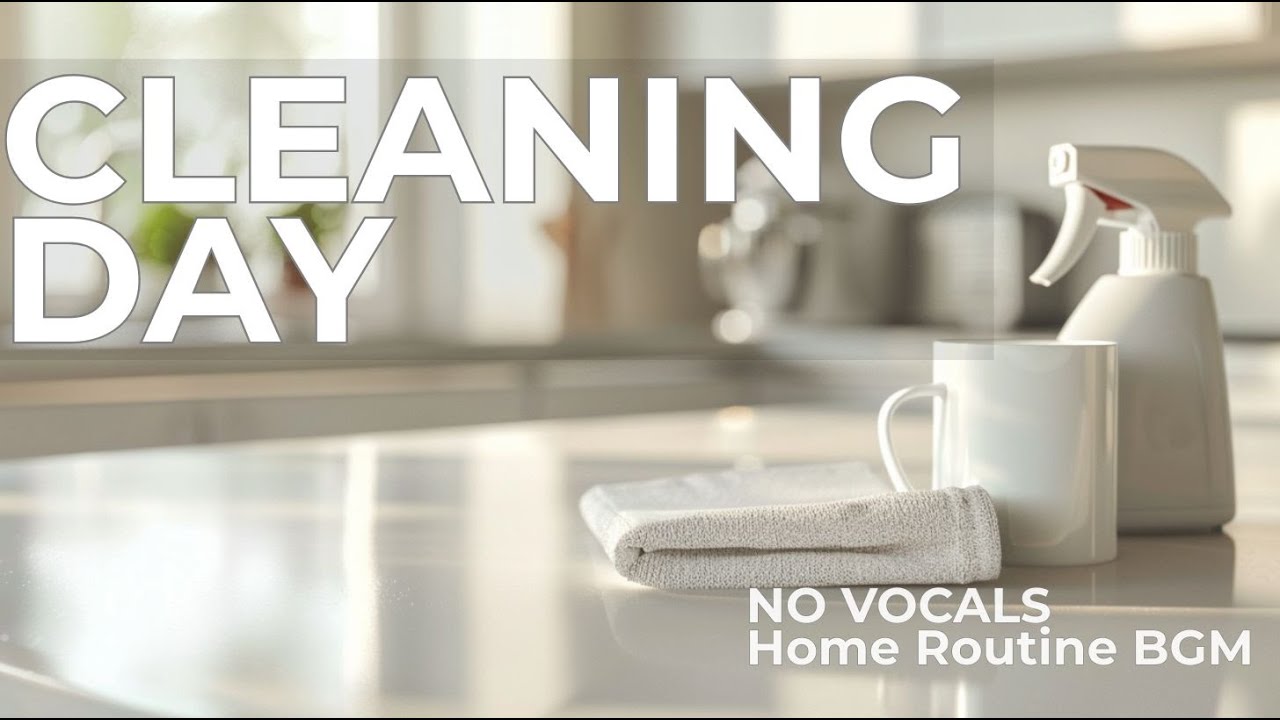 Upbeat Cleaning Music (No Vocals) | Chores & Laundry Time　アップテンポ掃除BGM（ボーカルなし）｜家事・洗濯タイム