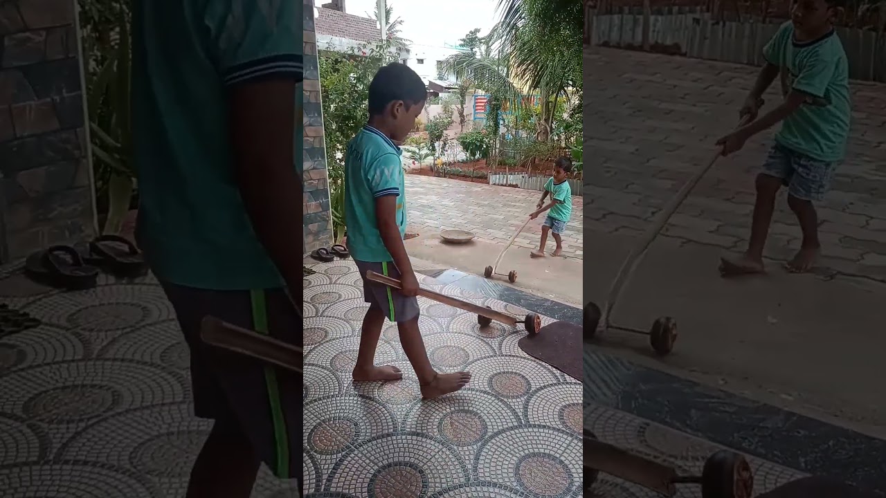 thatha gift.. #nonguvandi #villagegame #tamilgame