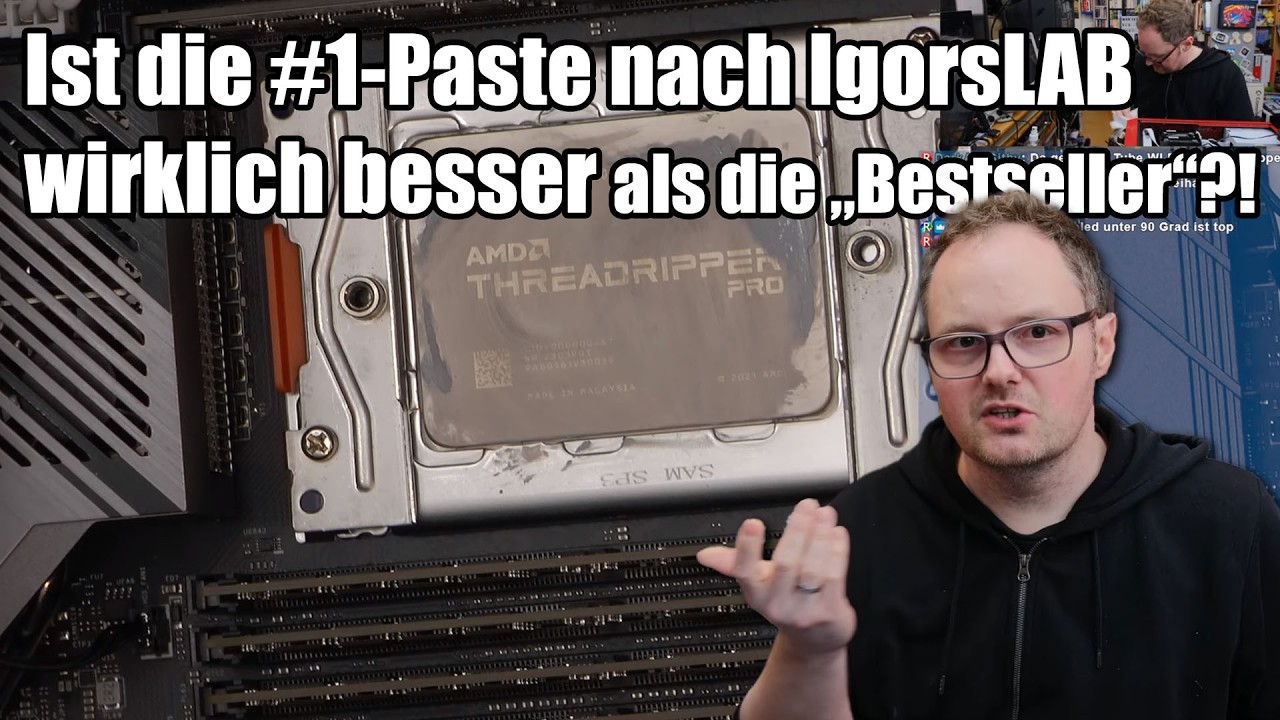 Bessere Wärmleitpaste! - Selbst auf der Fliese lohnt es sich!
