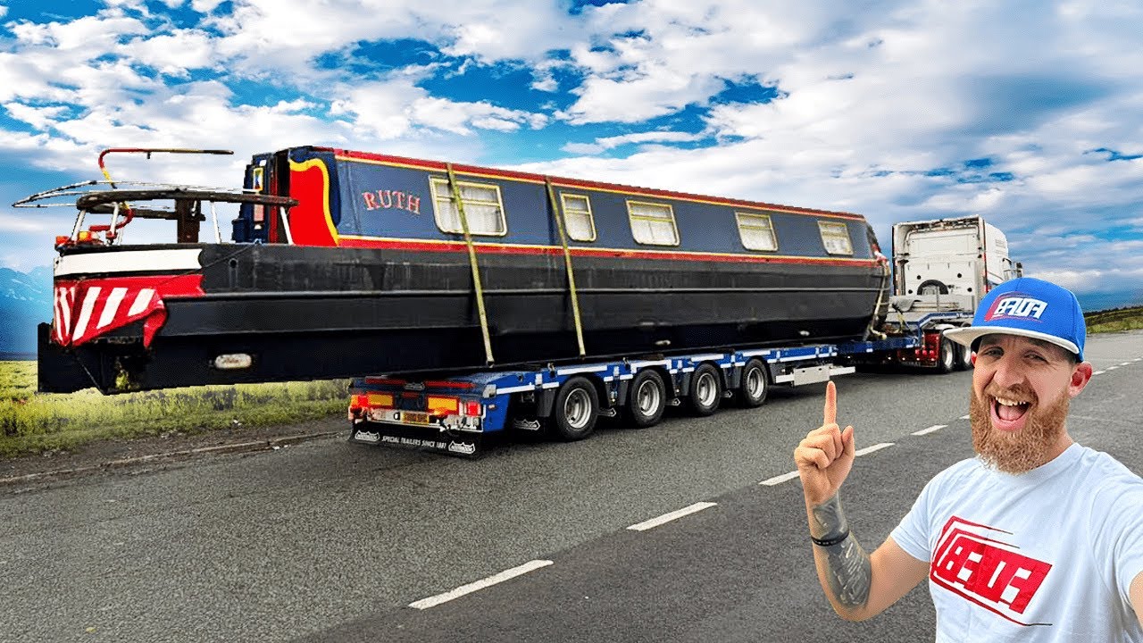 FIRST BOAT COLLECTION! 🚤 HEAVY HAUL WITH A SCANIA 580 V8 | ENGLAND TO SCOTLAND 🏴󠁧󠁢󠁳󠁣󠁴󠁿 