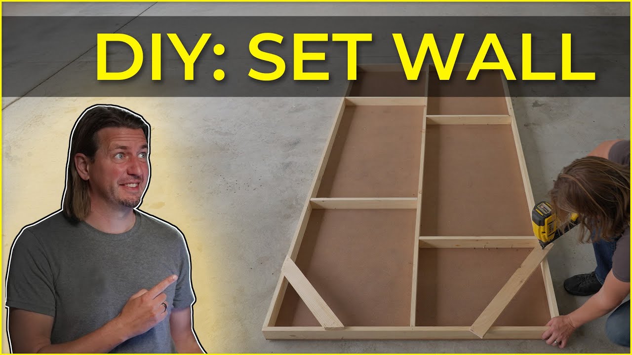DIY Film Set Wall