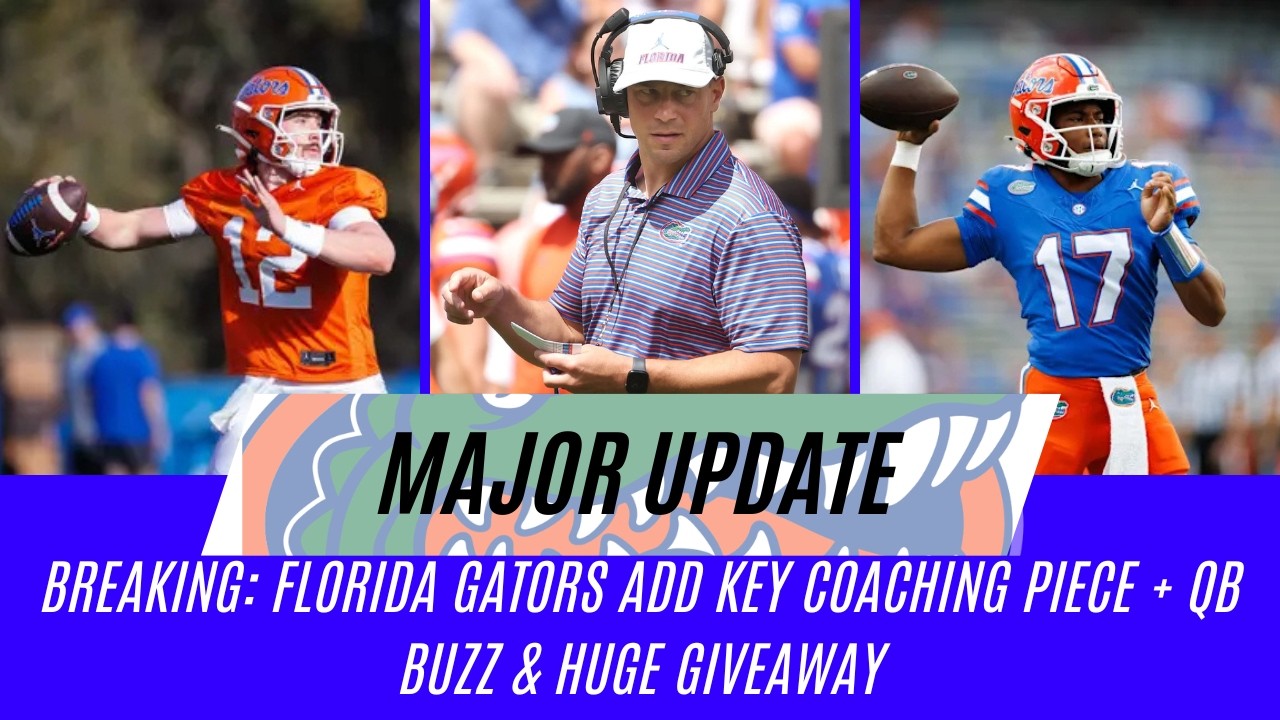 СРОЧНО: Florida Gators добавляют КЛЮЧЕВОГО тренера + слухи о квотербеке и ОГРОМНЫЙ розыгрыш