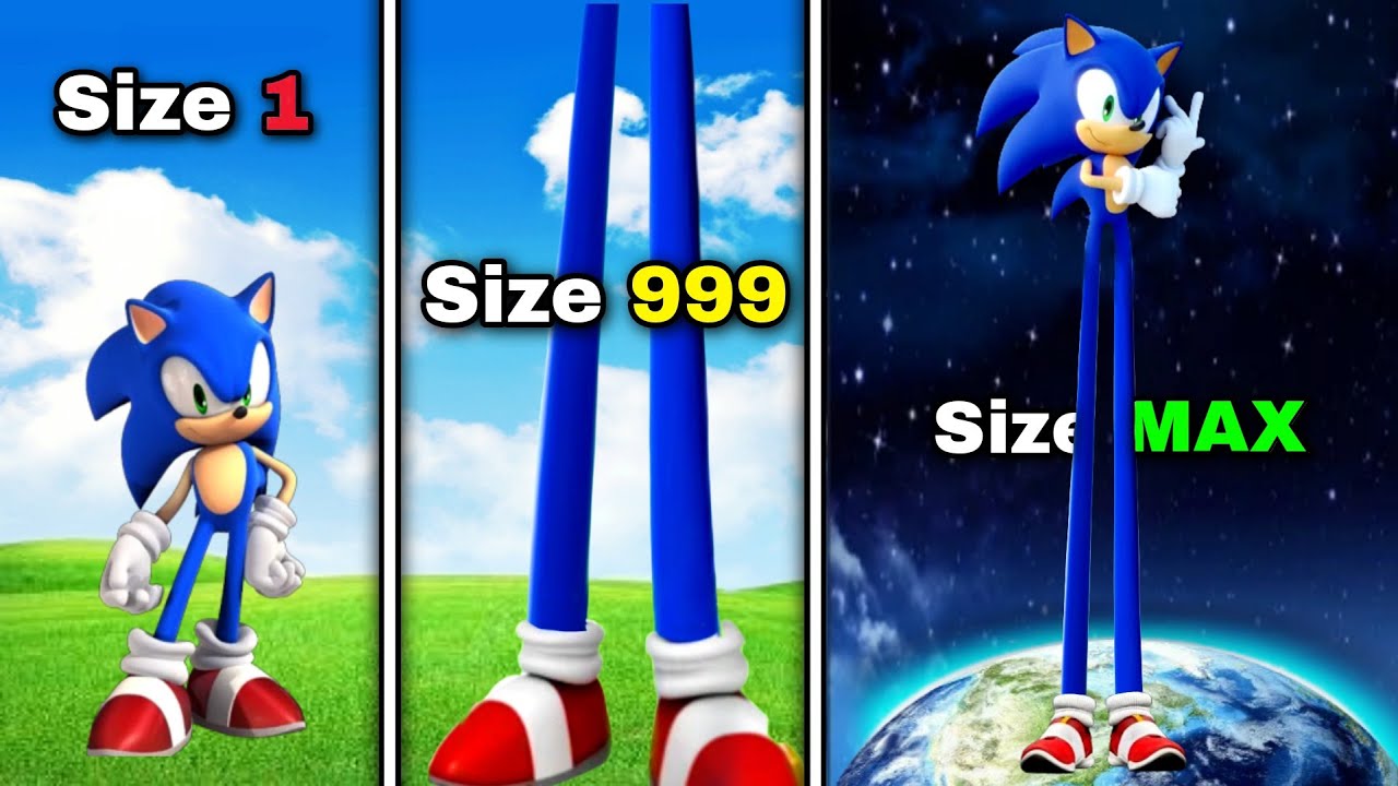 Growing Into TALLEST SONIC In GTA 5
