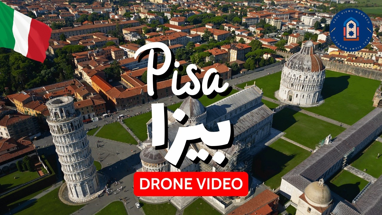 🇮🇹 بيزا إيطاليا من السماء | Pisa Italy 4K Drone Tour