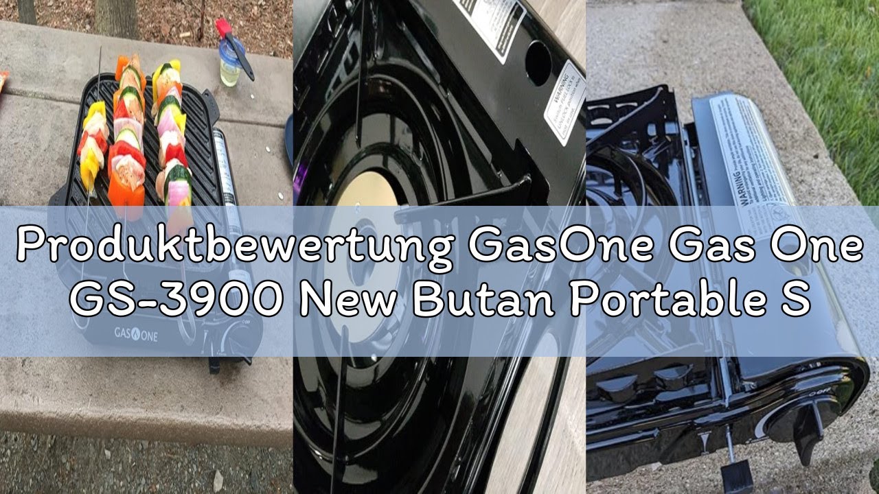 Produktbewertung GasOne Gas One GS-3900 New Butan Portable Stove with Brass Burner Head, Dual Spiral