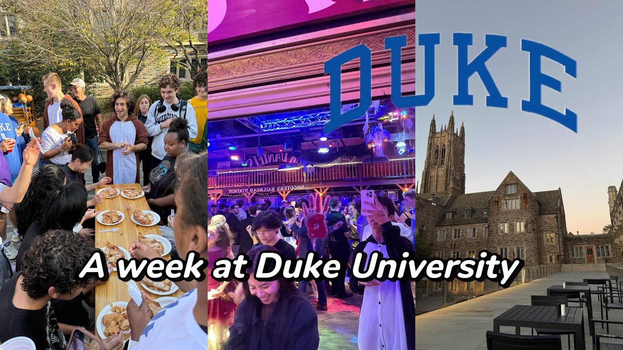 A week in my life at Duke University: study vlog, family weekend, baking, movie night, and more...