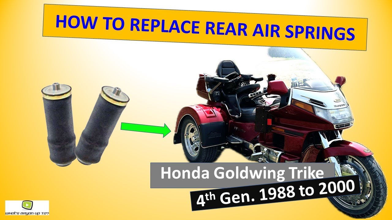 1995 Honda Goldwing Trike Air Springs Replacement