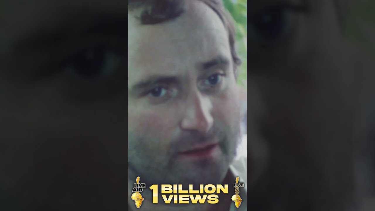 Phil Collins - Backstage Interview (Live Aid 1985) #shorts