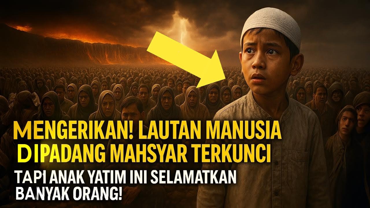 Mengerikan! Lautan Manusia di Padang Mahsyar Terkunci, Tapi Anak Yatim Ini Selamatkan Banyak Orang!