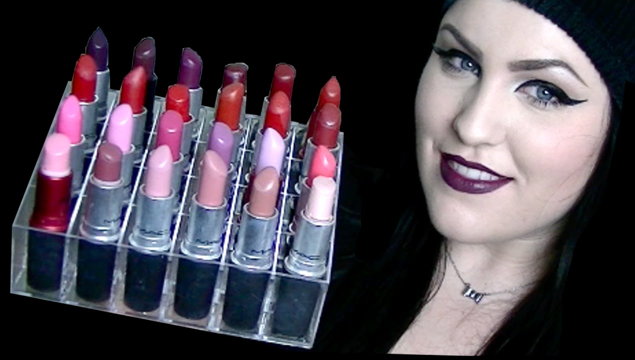 MAC LIPSTICK COLLECTION + LIP SWATCHES