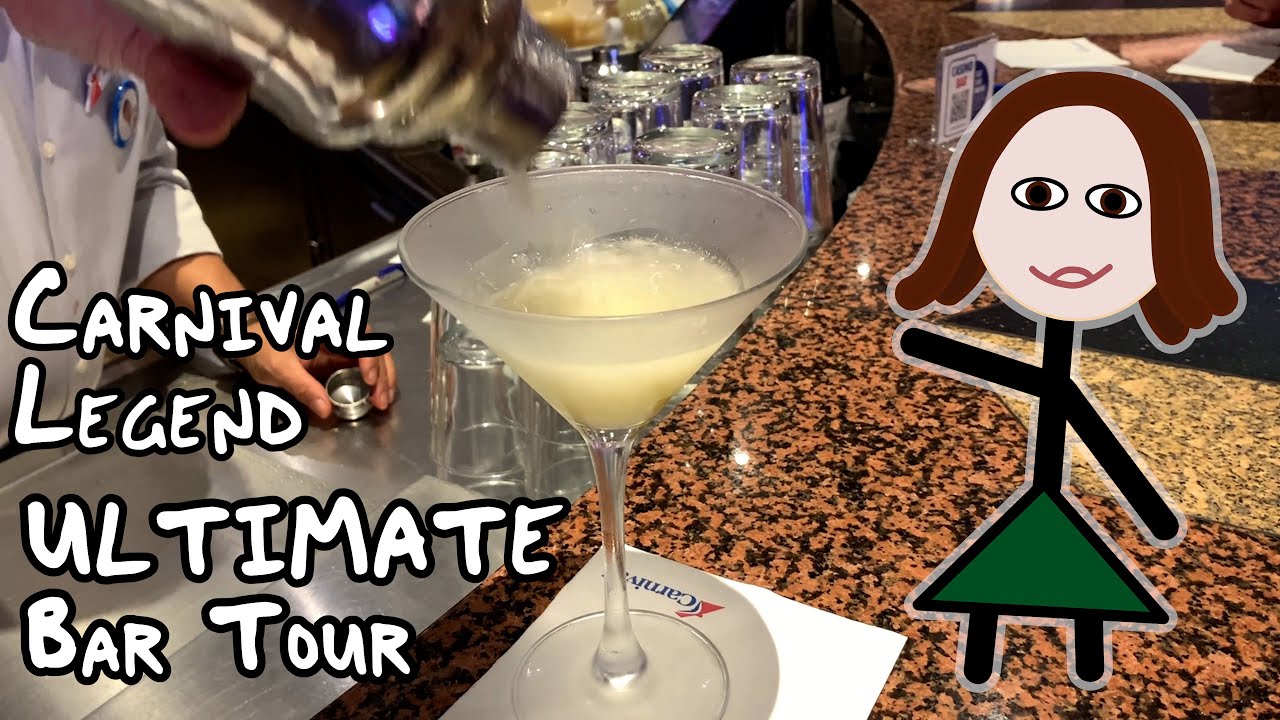 ALL BARS Ranked - Carnival Legend Bar Tour