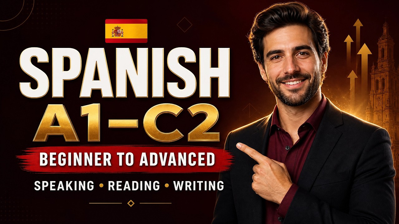 Learn Spanish Fast: Beginner to Advanced Speaking, Reading & Writing