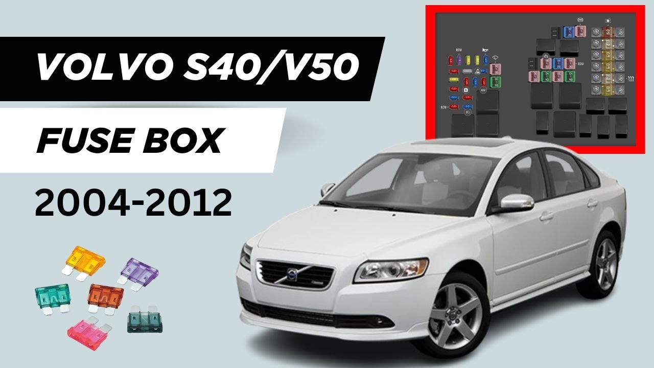 Volvo S40/V50 (2004-2012) Fuse Box Diagram & Location
