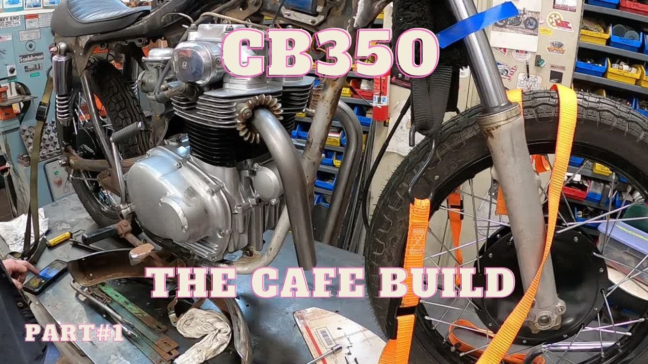 CB350 Cafe Build Mockup part 1