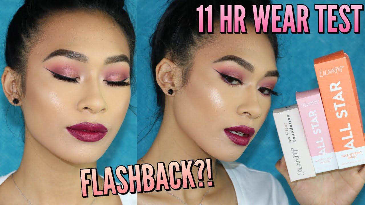 NEW Colourpop Primer, Foundation & Setting Spray Review | Application + Wear Test