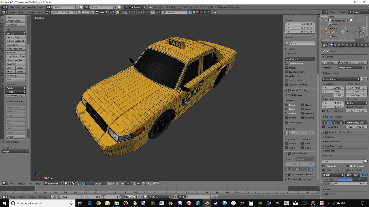 Generic Yellow Cab model
