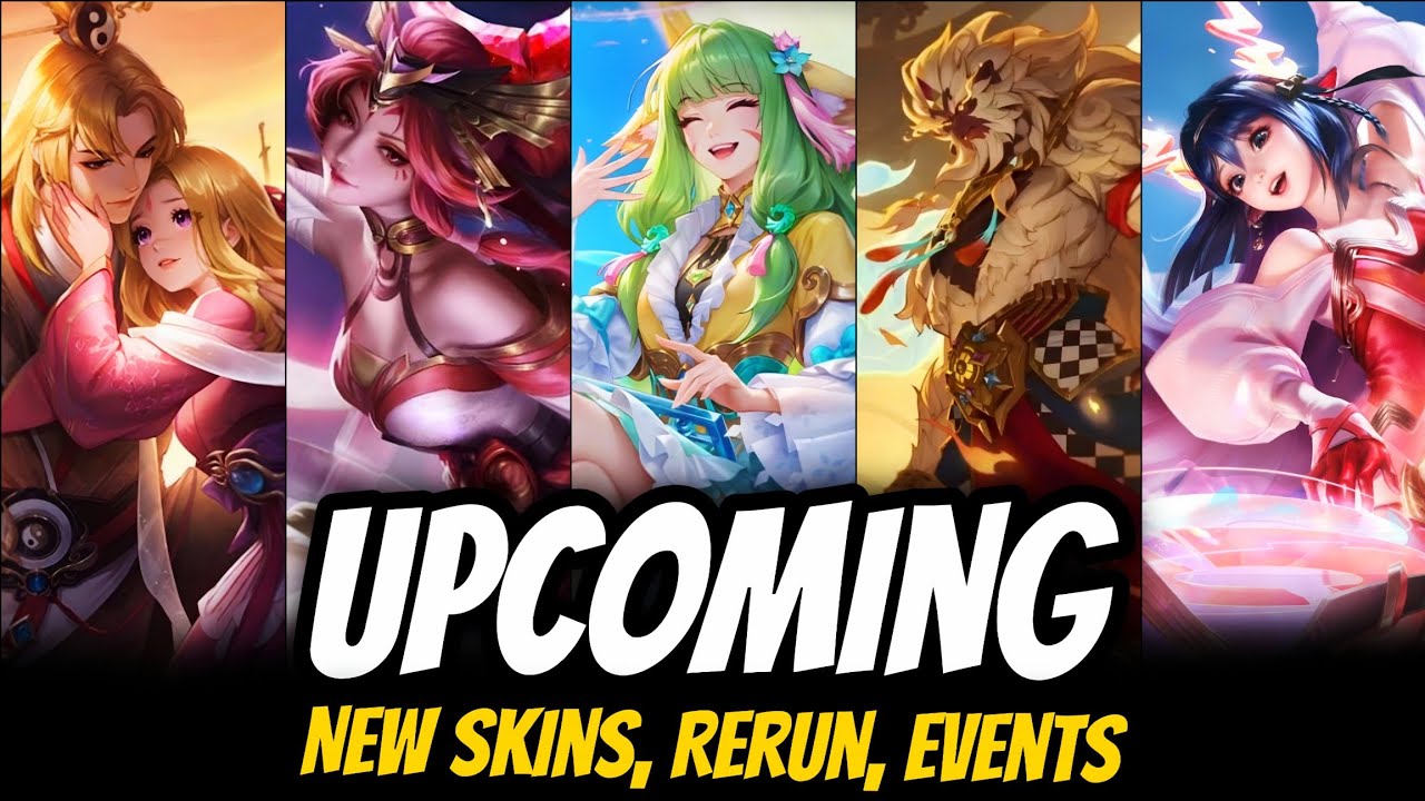 UPCOMING NEW SKINS & RE-RUN || HONOR OF KINGS