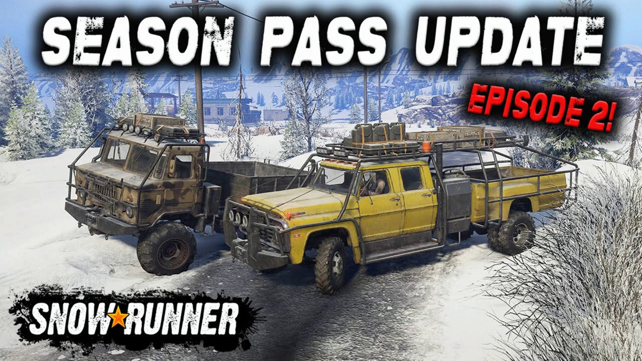 SEASON PASS UPDATE / Ep 2 / SEARCH & RECOVER PHASE 1 / SNOWRUNNER / ON PS4 / WHAT'S NEW?