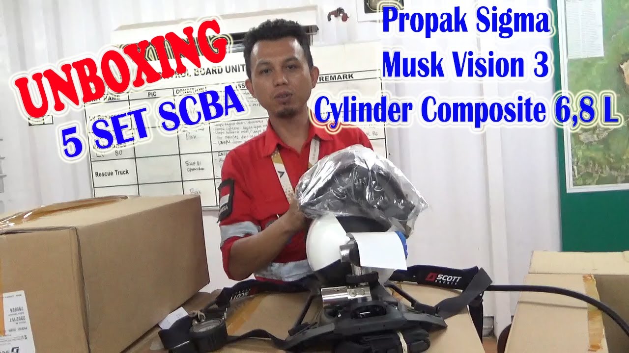 SCBA Scott - Propak Sigma - Vision 3