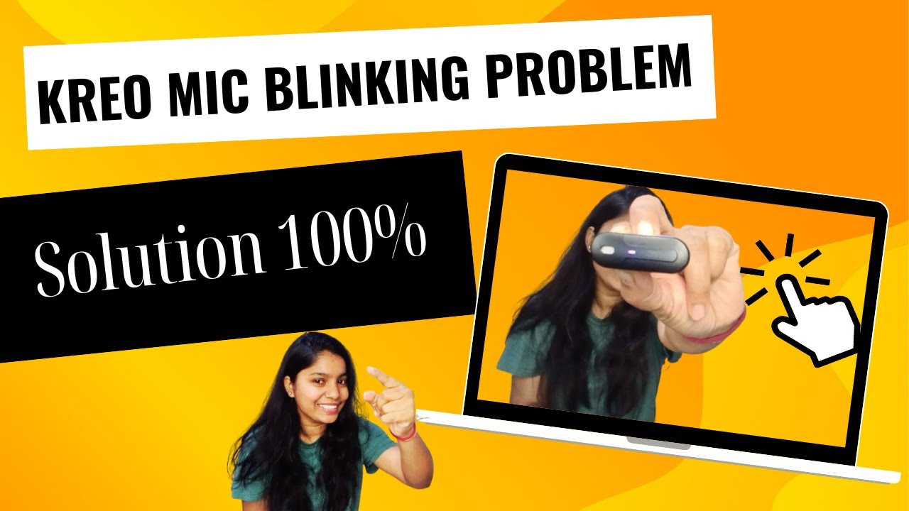 🎙️Kreo GoRec Wireless Mic Blinking Problem || Solution 100%