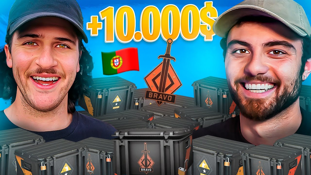 THE LARGEST CASE OPENING IN PORTUGAL (+10000$)