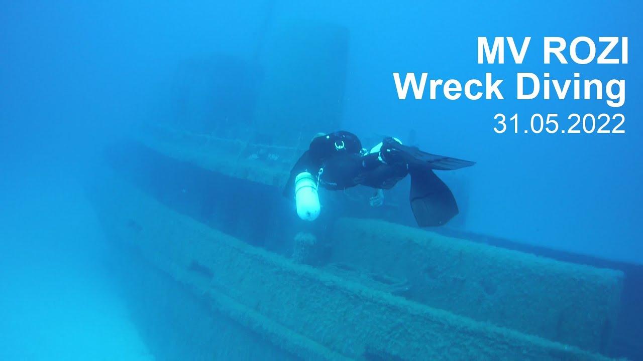 Malta Diving: Wreck of Tugboat MV ROZI