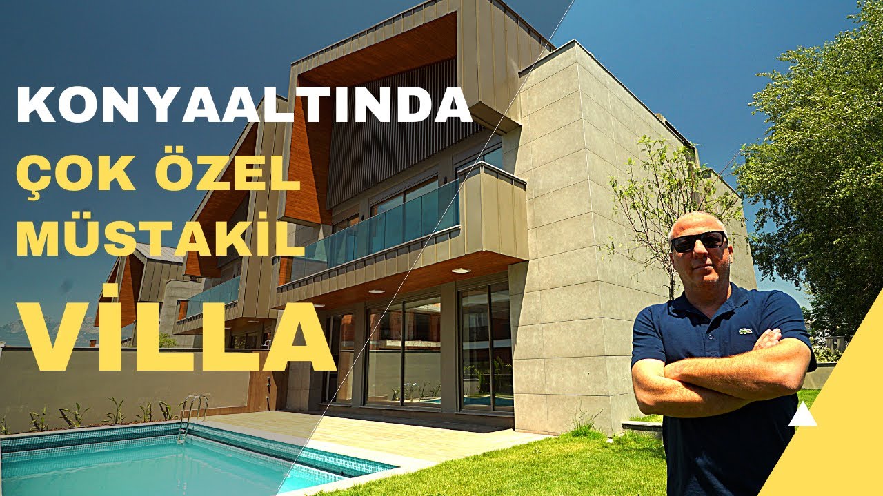 KONYAALTINDA ÇOK ÖZEL MÜSTAKİL VİLLA