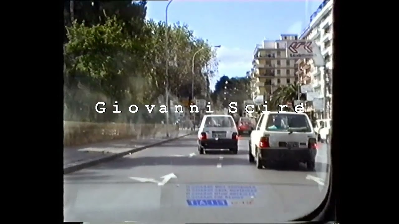 Palermo 1991 strade,auto,negozi, di quel periodo.