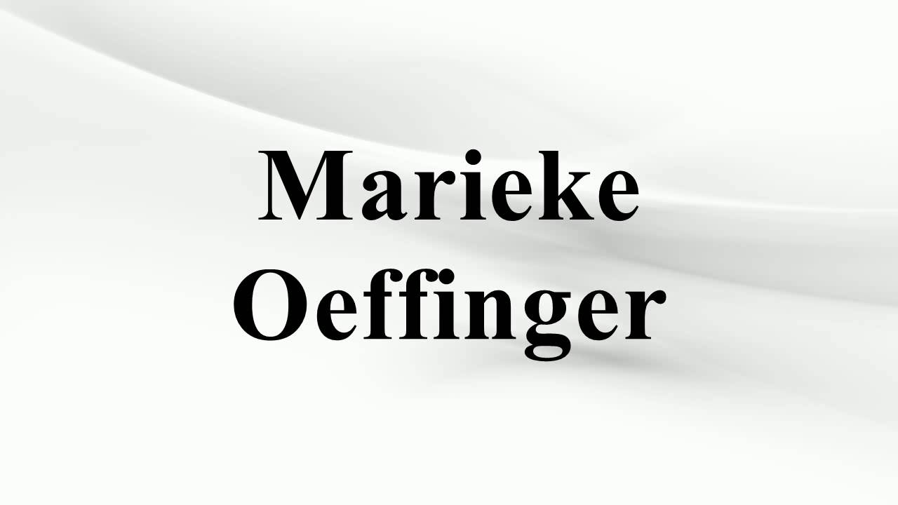 Marieke Oeffinger