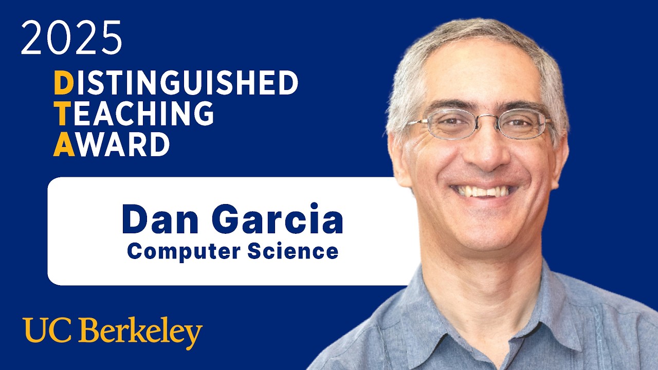 2025 Distinguished Teaching Award Dan Garcia